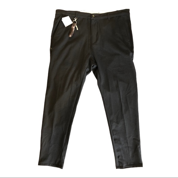 🌸2/$30🌸 Men’s Zara Skinny Ankle Carrot Fit Navy Pant Size 38 - Picture 3 of 6